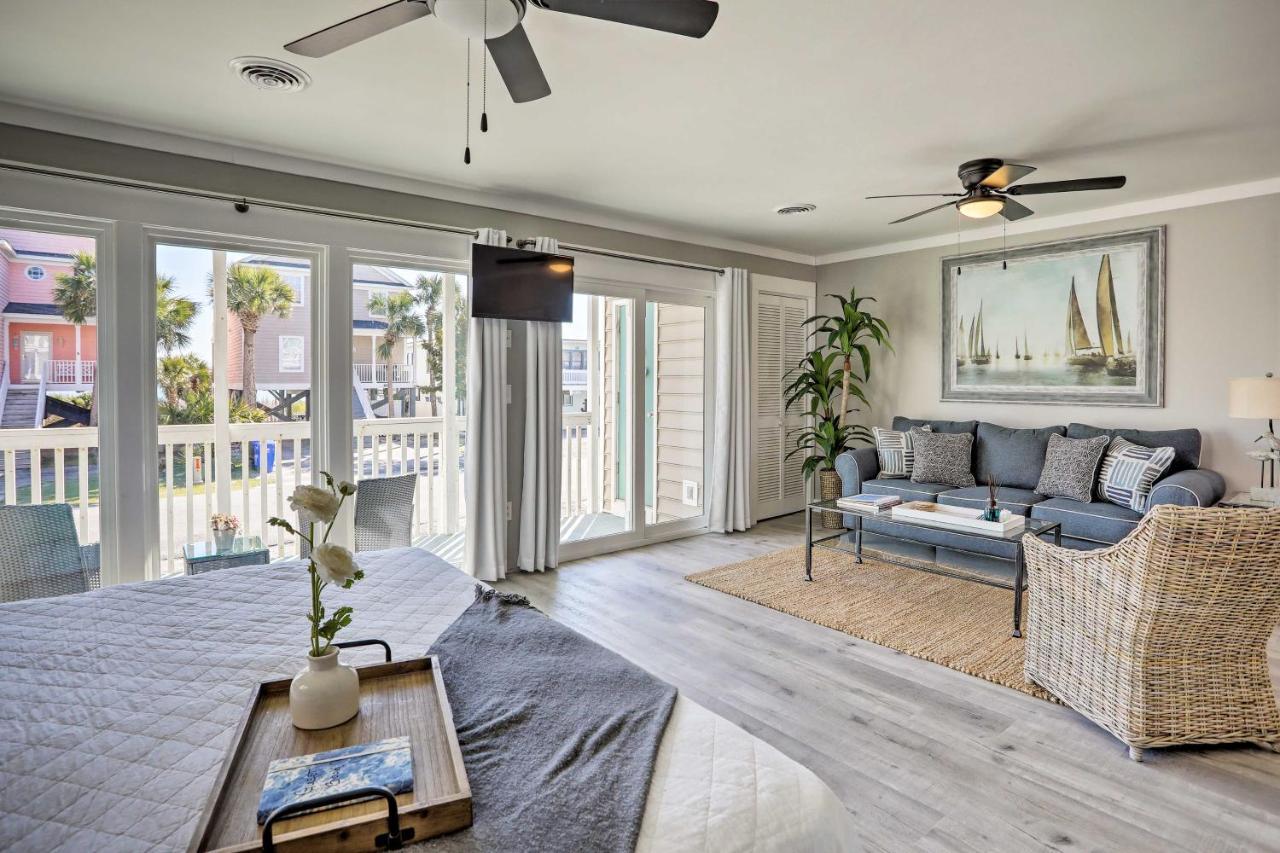 Updated Studio 1-Block Walk To Surfside Beach! شاطئ ميرتل المظهر الخارجي الصورة